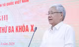 Chủ tịch Ủy ban Trung ương MTTQ Đỗ Văn Chiến thông tin việc sắp xếp bộ máy