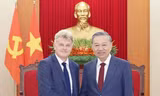 Tổng Bí thư Tô Lâm tiếp Đoàn cấp cao Đảng Cộng sản Pháp