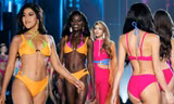 Dàn người đẹp diễn bikini sau vụ sập sân khấu hoa hậu ở TPHCM