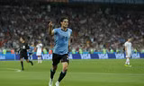 Cavani đã có 2 bàn thắng ở trận này.