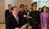 Đại hội đại biểu đảng bộ tỉnh Cao Bằng tiến hành làm việc trong ba ngày, từ 26 đến 28/10 .Ảnh: TL 