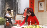 Ngắm cô đồ xinh đẹp ở chùa Bổ Đà