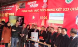 Không khí tưng bừng tại gia đình thủ môn Bùi Tiến Dũng