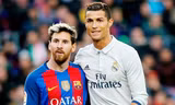 Messi đã vượt qua Ronaldo để trở thành cầu thủ có hiệu suất ghi bàn tốt nhất năm 2017. Ảnh: Getty Images
