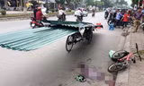Một vụ xe chở tôn gây tai nạn (ảnh minh họa)