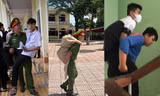 Thanh niên tình nguyện đồng hành cùng những thí sinh "đặc biệt" trong mùa thi