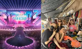 Minh Hằng, Tóc Tiên, MisThy đi chợ chọn vải may đồ cho concert Chị Đẹp