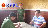 "Đại gia" xăng dầu Trịnh Sướng tại Cơ quan điều tra. 