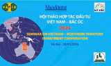 Sắp diễn ra hội thảo 'Hợp tác Đầu tư Việt Nam - Bắc Úc năm 2024'