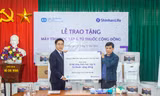 Bảo hiểm Shinhan Life trao tặng máy tính và tủ thuốc cộng đồng cho làng trẻ em SOS Hà Nội 