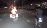 Xử lý nhóm thanh niên ‘kẹp 3’ lạng lách, thách thức cảnh sát giao thông