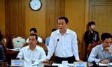 GS.TS Phạm Hồng Quang, giám đốc ĐH Thái Nguyên phát biểu tại buổi tọa đàm
