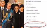 Hoàng gia Anh phản hồi về lý do con của Harry - Meghan chưa có tước hiệu Hoàng tử, Công chúa