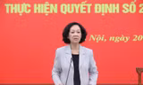 Bà Trương Thị Mai, Trưởng Ban Dân vận Trung ương