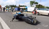Hiện trường tai nạn.