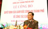 Công an Hà Nội công bố quyết định liên quan 23 lãnh đạo, chỉ huy cấp phòng và huyện 