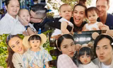 Nhóc tì nhà sao Việt chụp ảnh với bố mẹ: Leon "khó ở", Winnie tạo dáng chuyên nghiệp