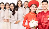 Hoa hậu Khánh Vân, siêu mẫu Minh Tú làm phù dâu trong lễ vu quy của Á hậu Thùy Dung