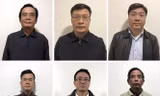 Một số bị cáo trong vụ án.