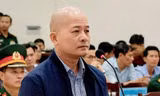 Bị can Đinh Ngọc Hệ tại tòa trong một vụ án khác.