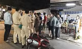 Cơ quan công an đang khám nghiệm hiện trường vụ việc