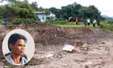 Khu vực cánh đồng, nơi phát hiện hài cốt bà H'rum và nghi phạm Y Nơn H’Mốk 