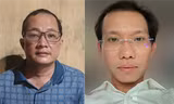 Bị can Nguyễn Minh Quân (trái) và bị can Nguyễn Văn Lợi (phải). Ảnh: C.A