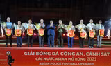 Thủ tướng Phạm Minh Chính tham dự lễ khai mạc giải bóng đá Công an, cảnh sát các nước ASEAN mở rộng 2025 (ảnh V.A)