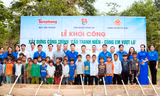 Khởi công cầu dân sinh 'Công trình thanh niên - Cùng em vượt lũ'