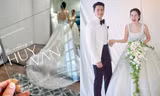 Truy tìm lai lịch mẫu váy cưới mà Ngô Thanh Vân diện thử: Đụng hàng với Son Ye Jin?