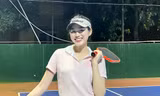Hoa hậu Đỗ Thị Hà đổi trang phục tập pickleball, tiết lộ lợi ích của môn này
