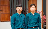 Đinh Văn Đức và Đinh Văn Huy cùng viết đơn nhập ngũ.