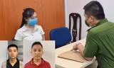 Hai đối tượng Sơn (áo kẻ) và Lộc (áo đỏ) bị khởi tố.