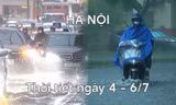 Hà Nội nhiều mây, cục bộ có mưa to những ngày đầu tháng 7