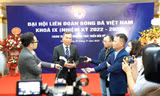 Chủ tịch VFF Trần Quốc Tuấn cho rằng bóng đá Việt Nam cần sớm hướng đến mục tiêu World Cup ảnh: Duy Thành 