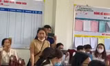 Phụ huynh Trường Tiểu học Trần Thị Bưởi, quận 9, TPHCM chất vấn trường về suất ăn bán trú “nghèo nàn”. 