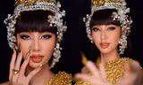 Nguyễn Thúc Thuỳ Tiên 'bắn' tiếng Thái, cosplay Lisa (BLACKPINK) trước thềm Miss Grand