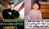 Touliver "khóc thét" khi Tóc Tiên tặng "bùa chống run" cho thí sinh casting "Rap Việt" 