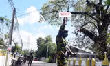 Các thành viên của lực lượng đặc nhiệm cảnh sát Sri Lanka làm nhiệm vụ ở thủ đô Colombo (Sri Lanka) hôm 22/12. Ảnh: TÂN HOA XÃ