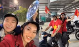 Sao Việt "đi bão" chúc mừng ĐT Việt Nam: Bộ đôi Kay Trần, Bùi Công Nam siêu hài