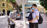 Thí sinh tham dự đợt 1 kỳ thi tốt nghiệp THPT 2021. Ảnh: DƯƠNG TRIỀU.