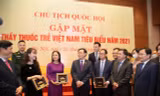 Chủ tịch Quốc hội Vương Đình Huệ gặp mặt "Thầy thuốc trẻ Việt Nam tiêu biểu năm 2021"