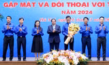 Thủ tướng Chính phủ đối thoại với thanh niên: Thúc đẩy khoa học - công nghệ, đổi mới và chuyển đổi số 