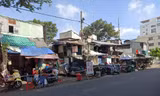 Khu vực phong tỏa do liên quan COVID-19 (ảnh: HCDC)