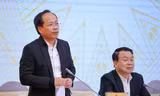 Thứ trưởng Bộ GTVT Nguyễn Duy Lâm trả lời tại cuộc họp báo Chính phủ thường kỳ