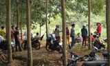 Hiện trường vụ án mạng. Ảnh: Oanh Nguyễn.