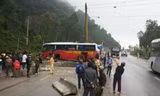 Hiện trường vụ tai nạn.