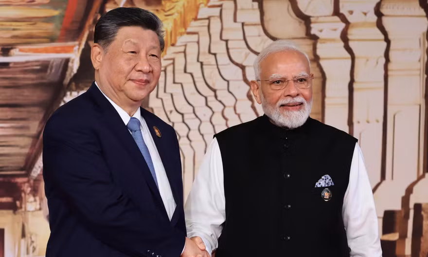 Chủ tịch Trung Quốc Tập Cận Bình và Thủ tướng Ấn Độ Narendra Modi tại New Delhi ngày 12/9/2026Ảnh: Sputnik