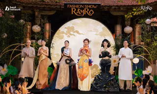 Fashion show Rằm Rộ: Á hậu Châu Anh - Vân Nhi sáng bừng, Mai Ngô "bung skill"
