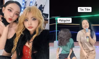 Tóc Tiên - MaiQuinn được "đẩy thuyền", mang Rock Thiệp Hồng khuấy đảo cõi mạng